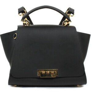 Zac Posen “Eartha” Iconic Black Leather Backpack, Wears Three Ways! NWT